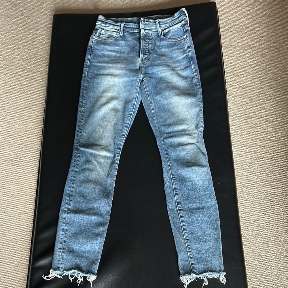Mother Stunner Ankle Fray Jeans